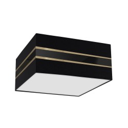Deckenleuchte Quadrat ULTIMO BLACK 2xE27