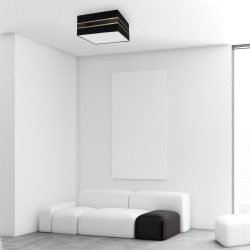 Ceiling lamp Square ULTIMO BLACK 2xE27 Ceiling lamp Square ULTIMO BLACK 2xE27