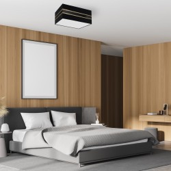 Ceiling lamp Square ULTIMO BLACK 2xE27 Ceiling lamp Square ULTIMO BLACK 2xE27