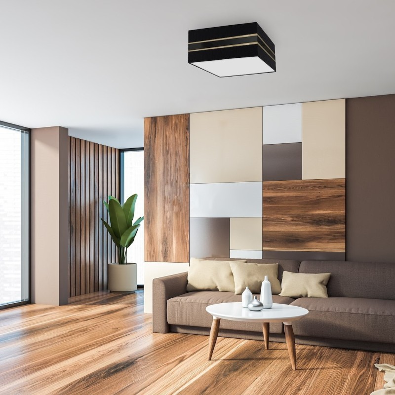 Ceiling lamp Square ULTIMO BLACK 2xE27 Ceiling lamp Square ULTIMO BLACK 2xE27