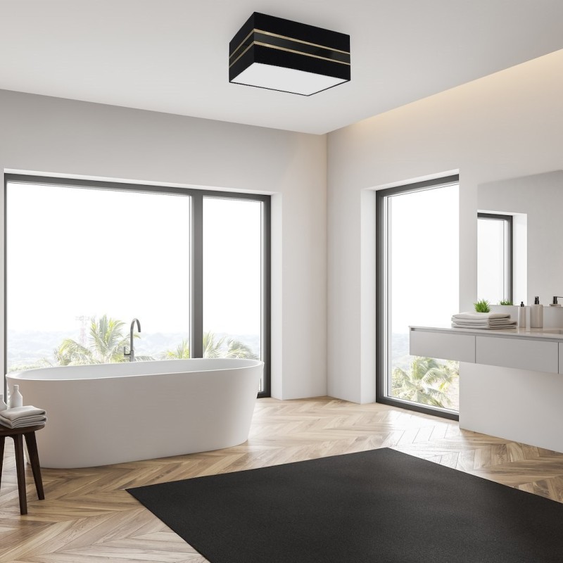 Ceiling lamp Square ULTIMO BLACK 2xE27 Ceiling lamp Square ULTIMO BLACK 2xE27