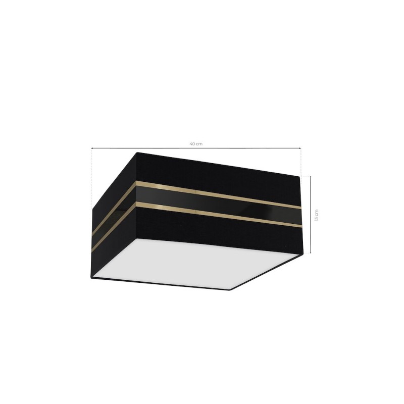 Ceiling lamp Square ULTIMO BLACK 2xE27 Ceiling lamp Square ULTIMO BLACK 2xE27