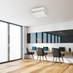Ceiling lamp Square Ultimo 2xE27 White Ceiling lamp Square Ultimo 2xE27 White