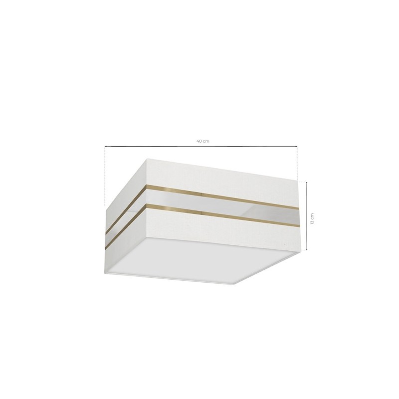 Ceiling lamp Square Ultimo 2xE27 White Ceiling lamp Square Ultimo 2xE27 White