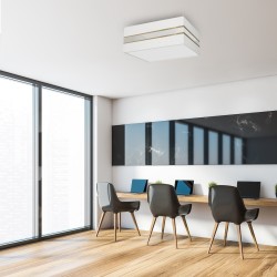 Ceiling lamp Square Ultimo 3xE27 White Ceiling lamp Square Ultimo 3xE27 White