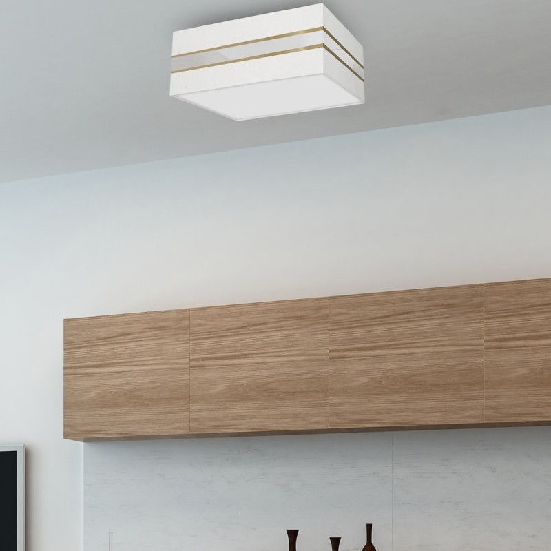 Ceiling lamp Square Ultimo 3xE27 White Ceiling lamp Square Ultimo 3xE27 White