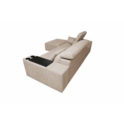 Milano I corner sofa with a sleeping function in Plecionka fabric, Verita 88 – elegance and functionality in one