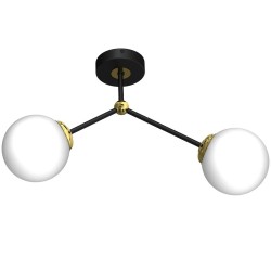 Lampa sufitowa JOY BLACK / GOLD 2xE14 Lampa sufitowa JOY BLACK / GOLD 2xE14