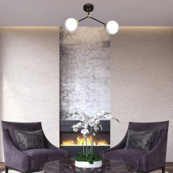 JOY BLACK / GOLD Ceiling Lamp 2xE14 JOY BLACK / GOLD Ceiling Lamp 2xE14