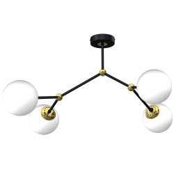 JOY BLACK / GOLD Ceiling Lamp 4xE14 JOY BLACK / GOLD Ceiling Lamp 4xE14