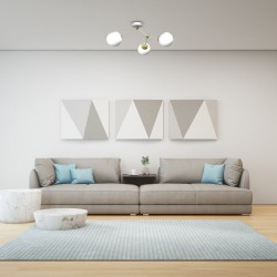 Lampa sufitowa Joy 3xE14 Biały/Złoty Lampa sufitowa Joy 3xE14 Biały/Złoty