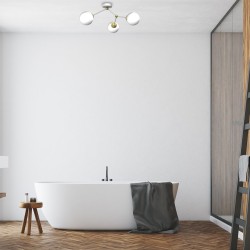 Lampa sufitowa Joy 3xE14 Biały/Złoty Lampa sufitowa Joy 3xE14 Biały/Złoty