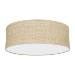 Deckenlampe Marshall 3xE27 Ø50cm Weiß/Rattan