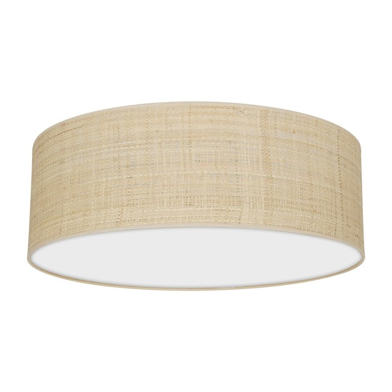 Deckenlampe Marshall 3xE27 Ø50cm Weiß/Rattan