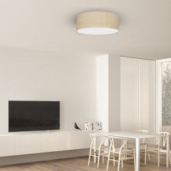 Lampa sufitowa Marshall 3xE27 Ø50cm Biały/Rattan Lampa sufitowa Marshall 3xE27 Ø50cm Biały/Rattan