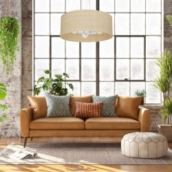 Lampa wisząca Marshall Biały/Rattan 3xE27 Lampa wisząca Marshall Biały/Rattan 3xE27