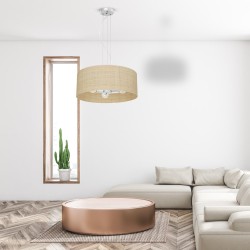 Lampa wisząca Marshall Biały/Rattan 3xE27 Lampa wisząca Marshall Biały/Rattan 3xE27