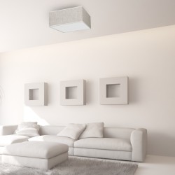 Ceiling lamp LINO WHITE / FLAX 3xE27 Ceiling lamp LINO WHITE / FLAX 3xE27