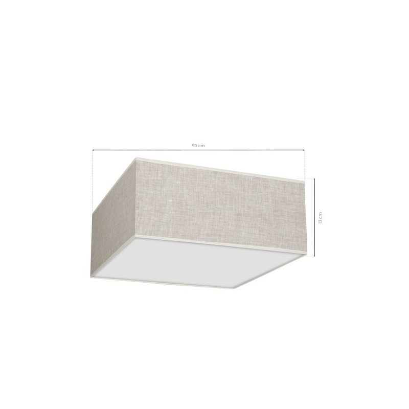 Ceiling lamp LINO WHITE / FLAX 3xE27 Ceiling lamp LINO WHITE / FLAX 3xE27