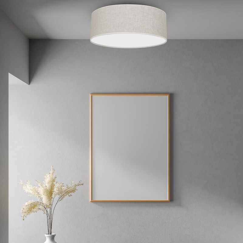 Ceiling lamp LINO WHITE / FLAX 3xE27 Ceiling lamp LINO WHITE / FLAX 3xE27