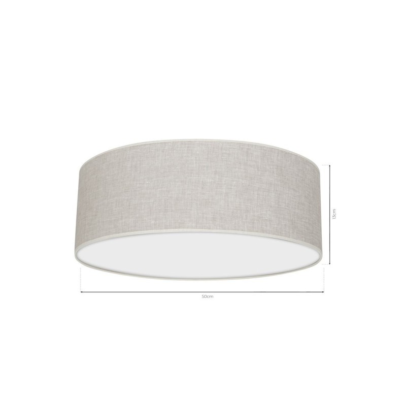 Ceiling lamp LINO WHITE / FLAX 3xE27 Ceiling lamp LINO WHITE / FLAX 3xE27