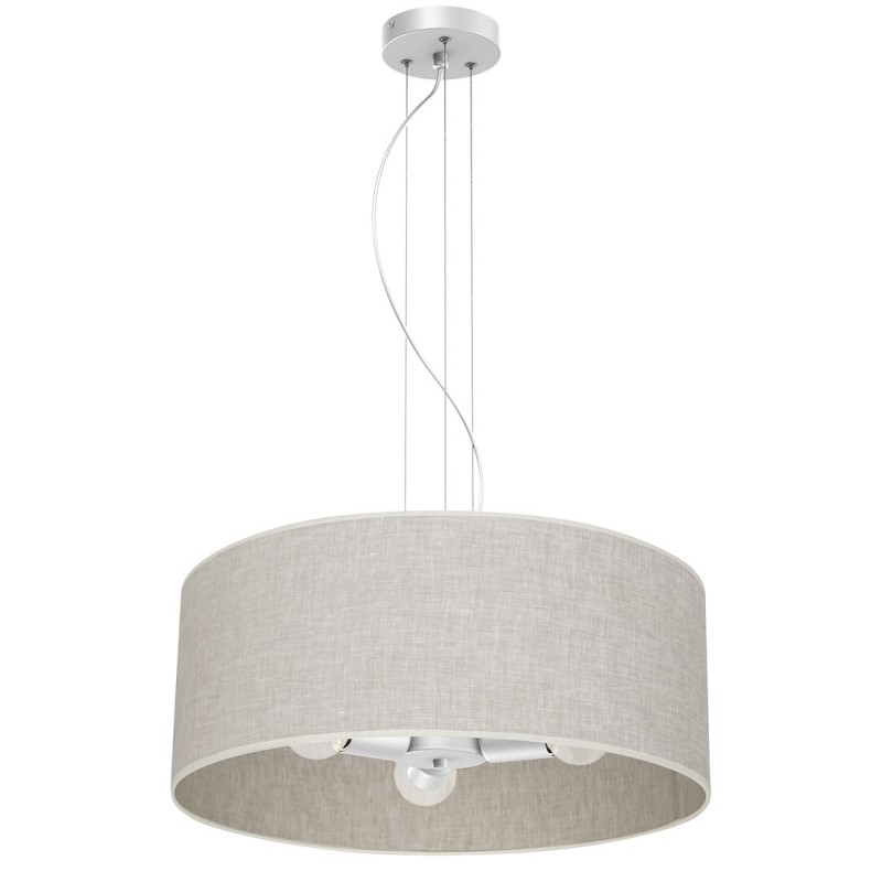 Ceiling lamp LINO WHITE / FLAX 3xE27
