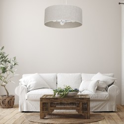 Ceiling lamp LINO WHITE / FLAX 3xE27 Ceiling lamp LINO WHITE / FLAX 3xE27