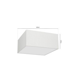 ALBION WHITE / COTTON Ceiling Lamp 2xE27 ALBION WHITE / COTTON Ceiling Lamp 2xE27
