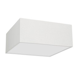 Deckenleuchte ALBION WEISS / BAUMWOLLE 3xE27