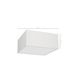 Lampa sufitowa ALBION BIEL / BAWEŁNA 3xE27 Lampa sufitowa ALBION BIEL / BAWEŁNA 3xE27