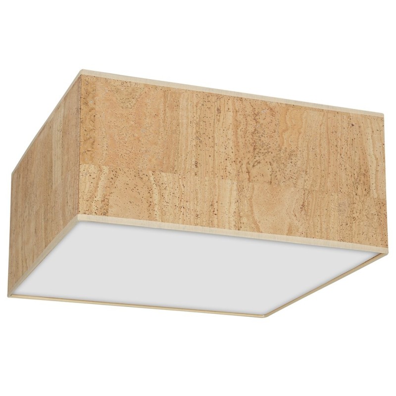 Lampa sufitowa Cork 2xE27 Biały / Korek Lampa sufitowa Cork 2xE27 Biały / Korek