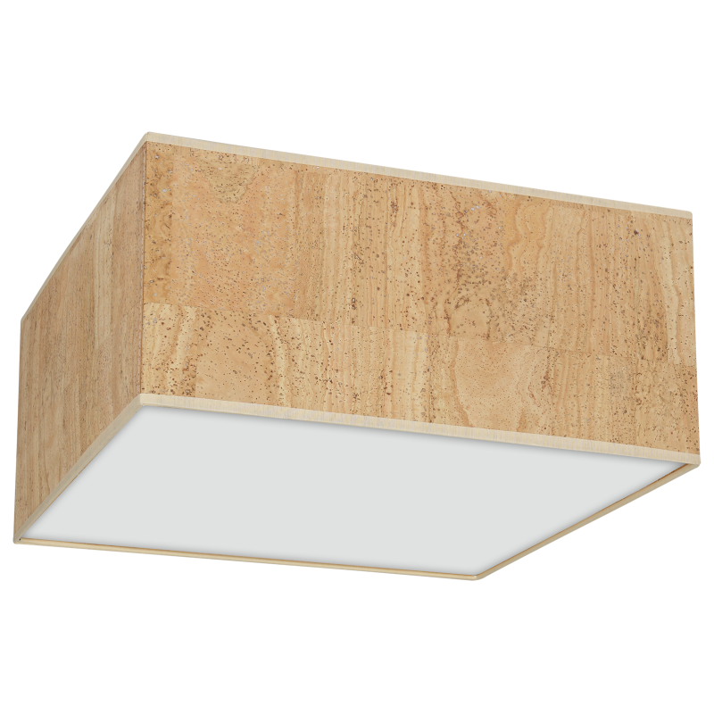 Lampa sufitowa Cork 2xE27 Biały / Korek Lampa sufitowa Cork 2xE27 Biały / Korek