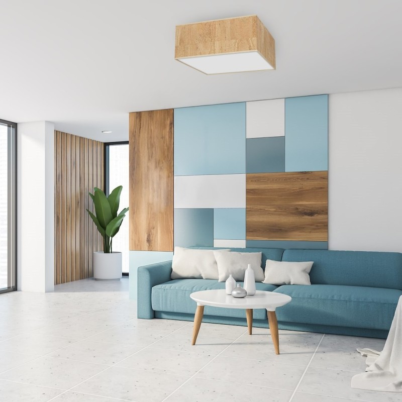 Lampa sufitowa Cork 3xE27 Biały / Korek Lampa sufitowa Cork 3xE27 Biały / Korek