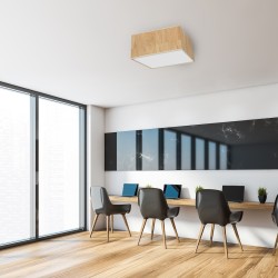 Lampa sufitowa Cork 3xE27 Biały / Korek Lampa sufitowa Cork 3xE27 Biały / Korek
