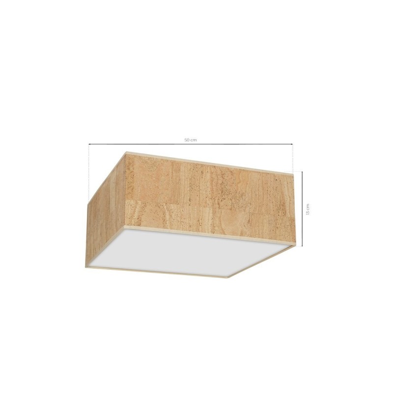 Lampa sufitowa Cork 3xE27 Biały / Korek Lampa sufitowa Cork 3xE27 Biały / Korek