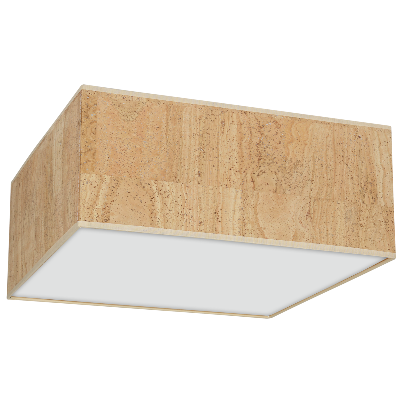 Lampa sufitowa Cork 3xE27 Biały / Korek Lampa sufitowa Cork 3xE27 Biały / Korek
