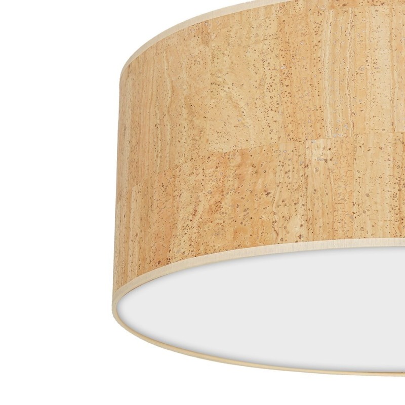 Ceiling lamp Cork 3xE27 Ø50cm White / Cork Ceiling lamp Cork 3xE27 Ø50cm White / Cork