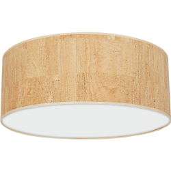Ceiling lamp Cork 3xE27 Ø50cm White / Cork Ceiling lamp Cork 3xE27 Ø50cm White / Cork