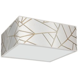 Ziggy Ceiling Lamp 3xE27 White/Gold