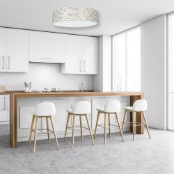 Lampa sufitowa Ziggy 3xE27 Ø50cm Biały/Złoty