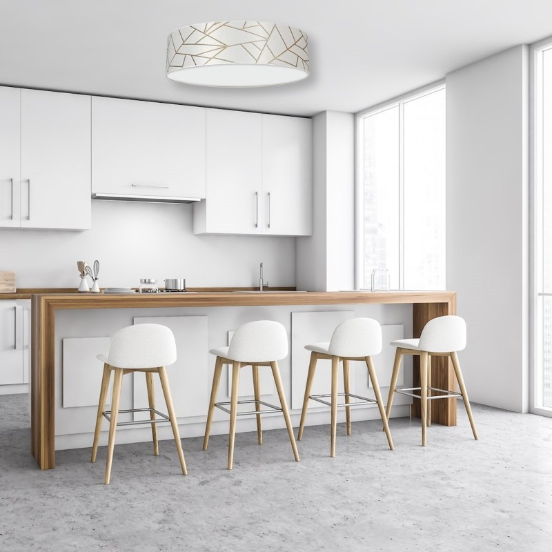 Lampa sufitowa Ziggy 3xE27 Ø50cm Biały/Złoty