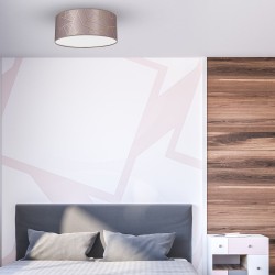 ZIGGY PINK Ceiling Lamp Gold/Pink 2xE27 Ø40cm