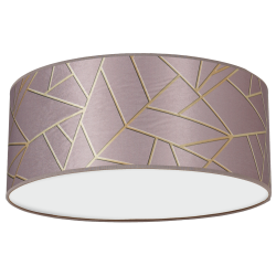 ZIGGY PINK Ceiling Lamp Gold/Pink 2xE27 Ø40cm