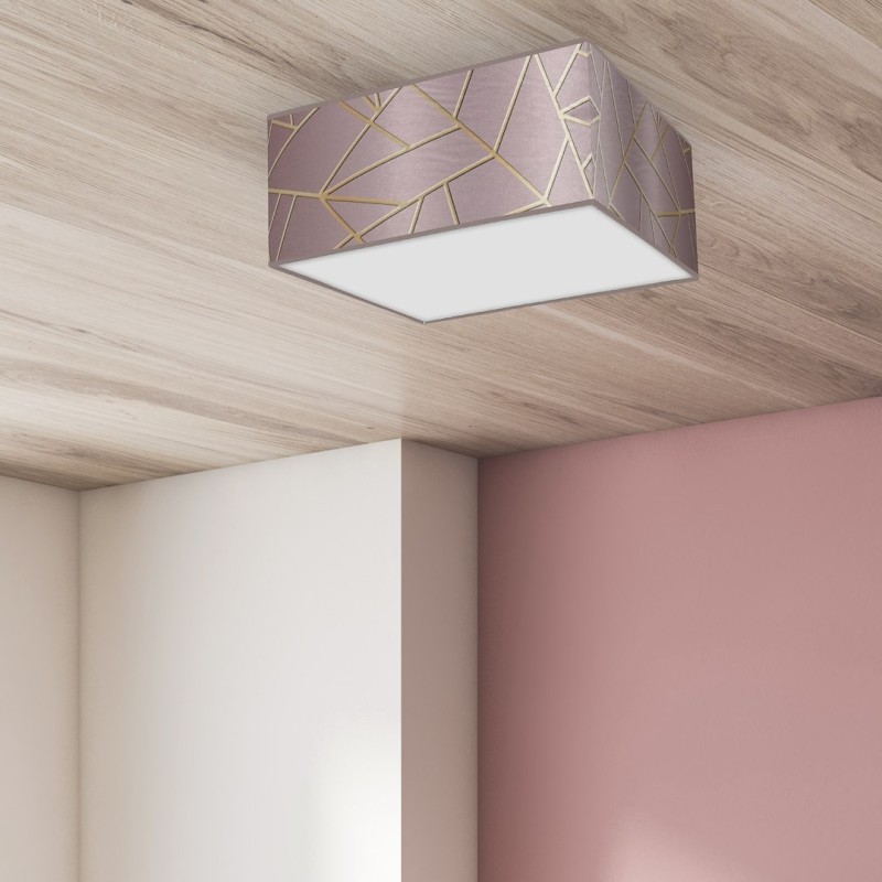 ZIGGY PINK Ceiling Lamp Gold/Pink 2xE27