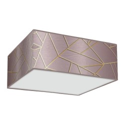 Deckenleuchte ZIGGY PINK Gold/Pink 3xE27