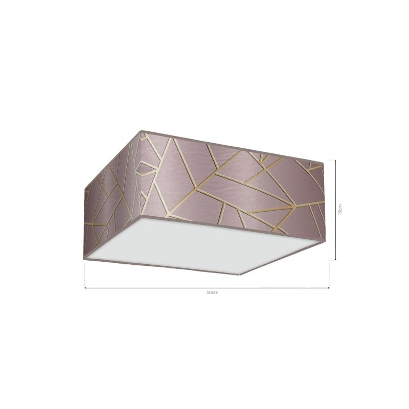 ZIGGY PINK Ceiling Lamp Gold/Pink 3xE27