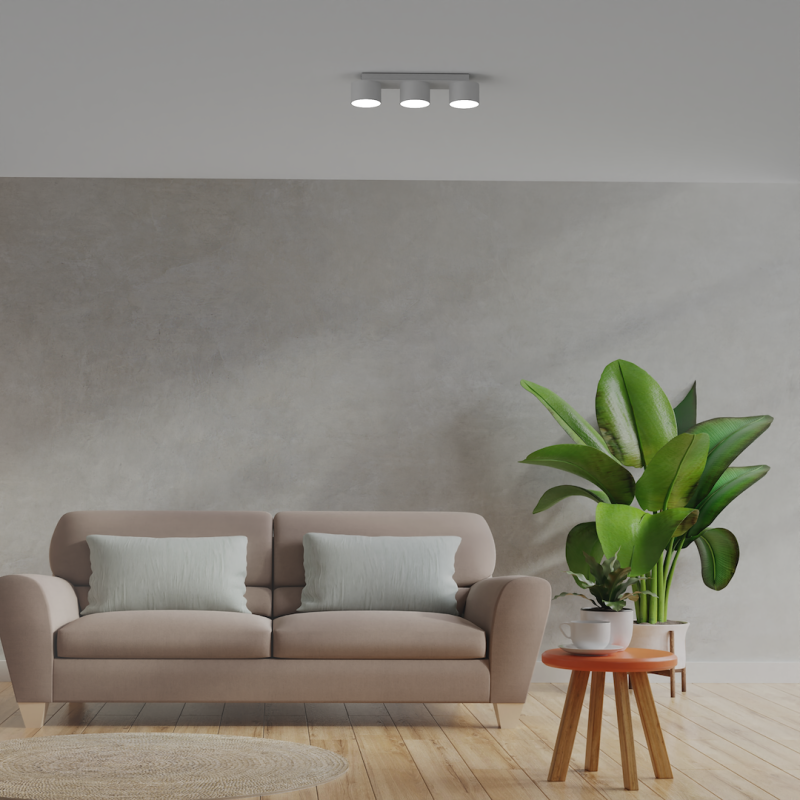 Dixie Ceiling Lamp 3xGX53 White Dixie Ceiling Lamp 3xGX53 White