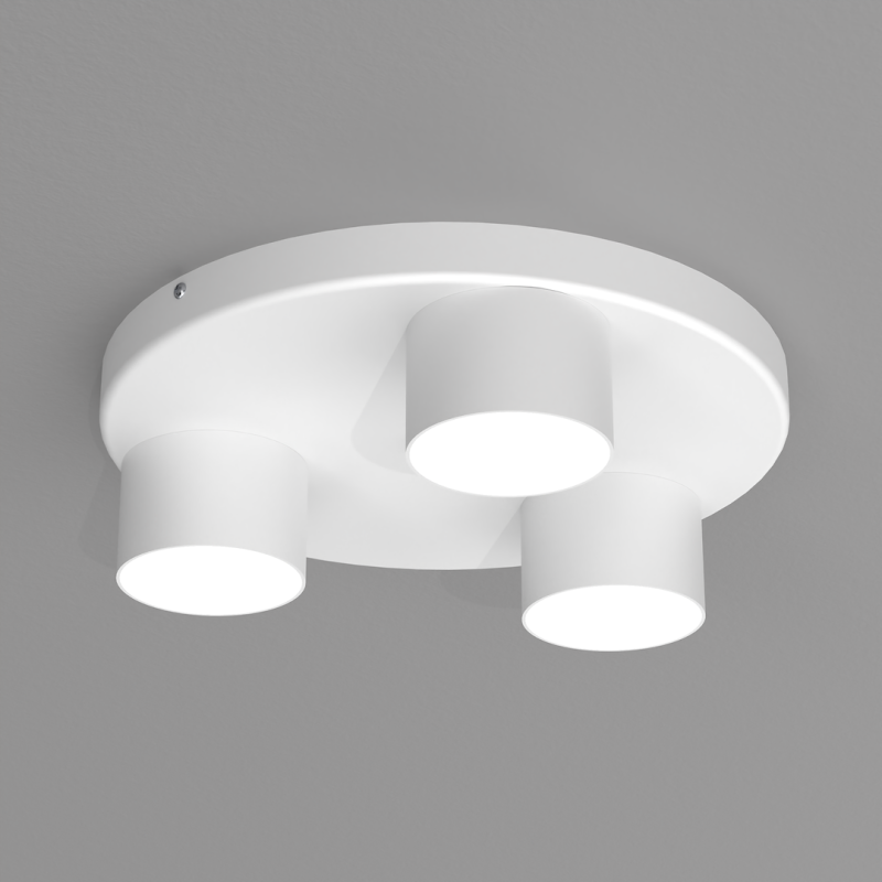 Dixie Ceiling Lamp 3xGX53 White Dixie Ceiling Lamp 3xGX53 White