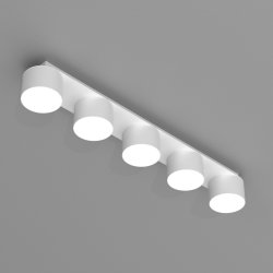 Dixie Ceiling Lamp 5xGX53 White Dixie Ceiling Lamp 5xGX53 White
