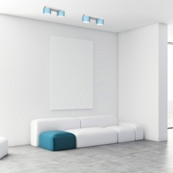 Ceiling lamp Dixie 2xGX53 Blue / White Ceiling lamp Dixie 2xGX53 Blue / White